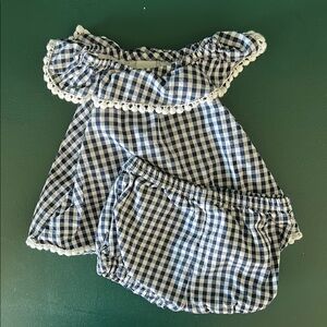 Little Me Blue and White Diaper Covers Accessories
